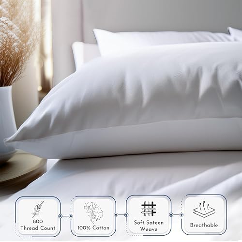 California Design Den 100 Cotton King Pillowcase Set of 2 Lavender
