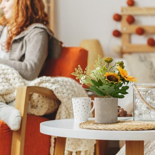 ucky Artificial Sunflower Set of 2 for Home Decoration