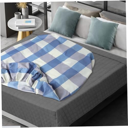 GLSTOY Twin Bed Fitted Sheet Polyester Cooling Mattress Cover 1
