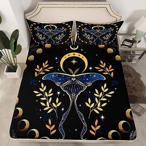 Castle Fairy Gothic Moth Queen Bedding Set