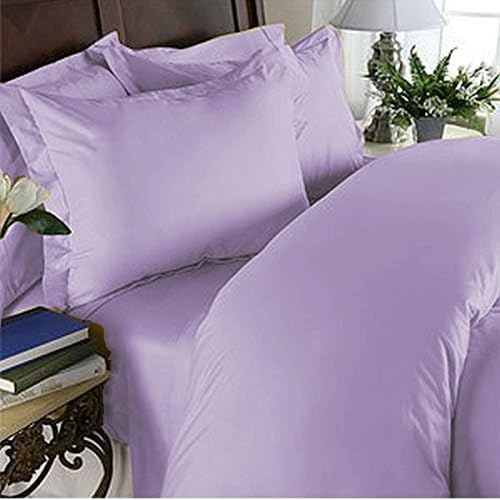 Elegant Comfort Ultra Soft 4-Piece Bed Sheet Set Queen Lavender