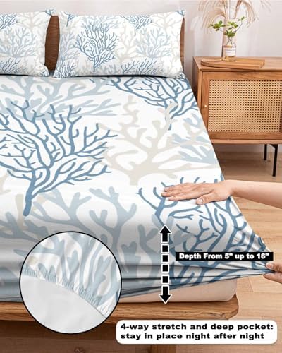 Chees D Zone Queen Fitted Sheet Deep Pocket Set 1