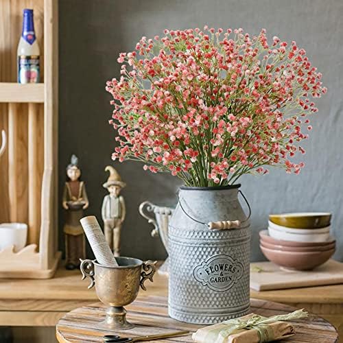 DILATATA 23 Inch Pink Artificial Babys Breath Flowers