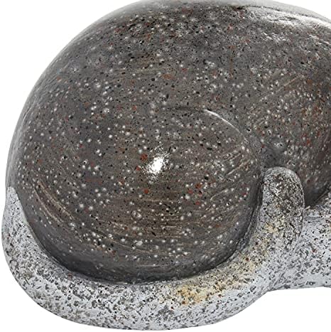 Deco 79 Polystone Cat Garden Sculpture 15 x 9 x 7 Gray