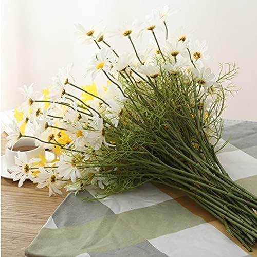 OUKEYI Artificial Daisy Flowers 12 Bundles for Home Decoration