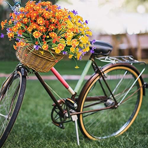 MOOWI Artificial Daisies UV Resistant Garden Decor