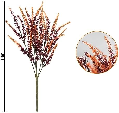 Krissing 40 Pcs Artificial Fall Flowers UV Resistant 1