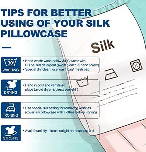 LunaSilk Pink Silk Pillowcase with Hidden Zipper