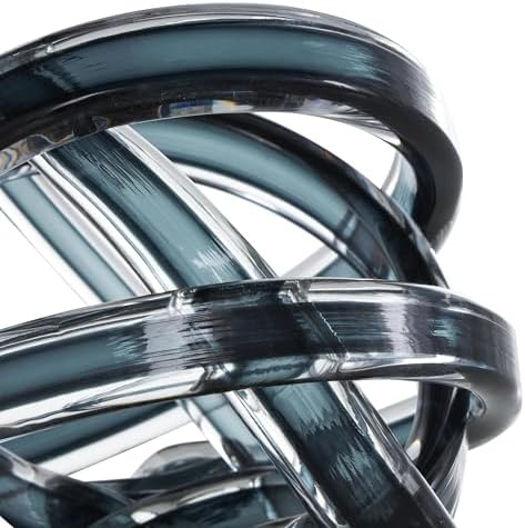 Deco 79 Dark Blue Glass Knot Sculpture