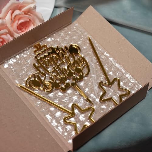 Spark Magic Happy Birthday Cake Topper Candle 1