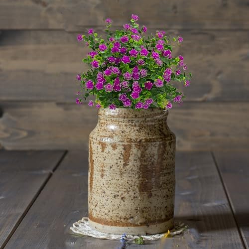 Faux Fuchsia Artificial Flowers 8 Bundles Outdoor Decor