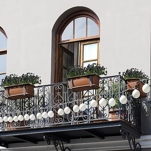 15 Bundle Artificial Flowers UV Resistant Black Outdoor Decor
