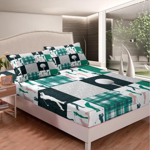 Castle Fairy Golf Themed Microfiber Sheet Set