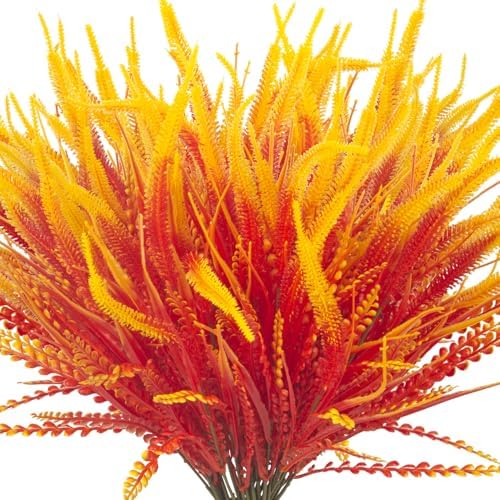 10 Bundles Fall Flowers for Outdoor Decor