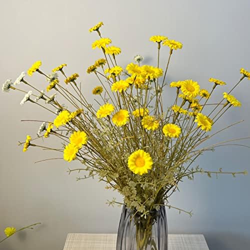 6PCS Artificial Daisy Flowers for Home Decor White
