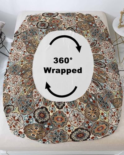 King Fitted Sheet Deep Pocket Bed Sheet Set with Elastic