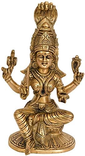 AONA Mariamman Durga Brass Statue 76 Inches Tall