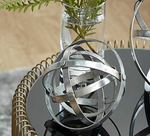 Deco 79 Modern Metal Sculpture Set of 3 6 8 10