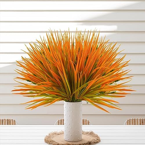 Krissing 40Pcs Artificial Fall Flowers Outdoor