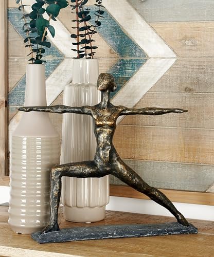 Deco 79 Polystone Yoga Statue Home Decor Accent