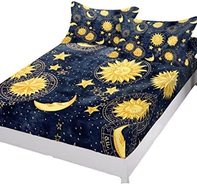 Chees D Zone Twin XL Deep Pocket Fitted Sheet Set