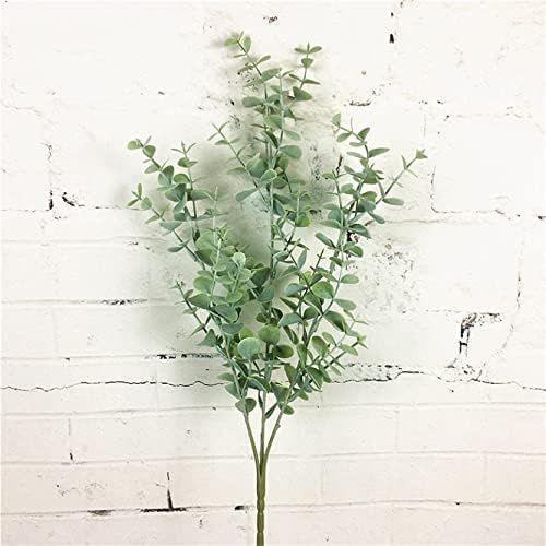 HYN 6 Pcs Plastic Eucalyptus Stems for Decor