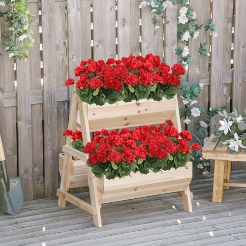 Dremisland 3 Pack Artificial Geranium Flowers