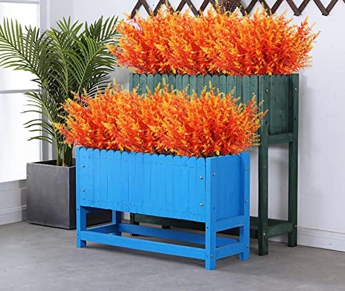 RECUTMS Artificial Lavender Flowers 36-Bundle UV Resistant Decor