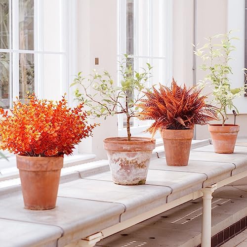 18PCS Artificial Fall Flowers for Garden and Home Decor