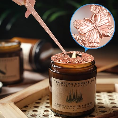 DORAFO 5 in 1 Candle Accessory Set Rose Gold