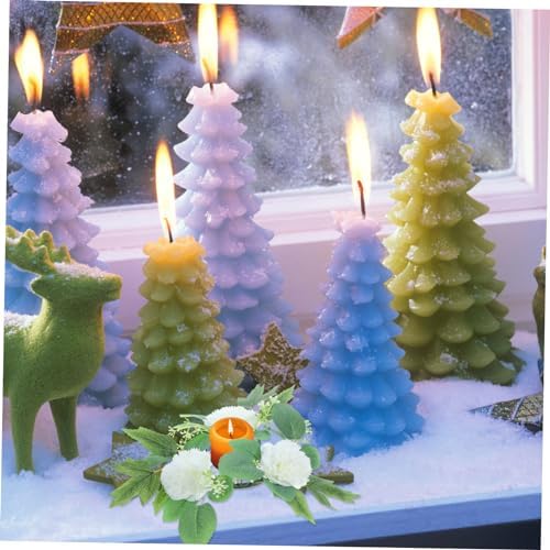Alipis Pink Artificial Flower Garland Candle Holder