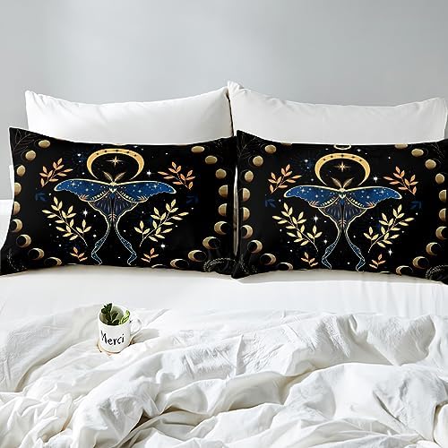 Castle Fairy Gothic Moth Queen Bedding Set
