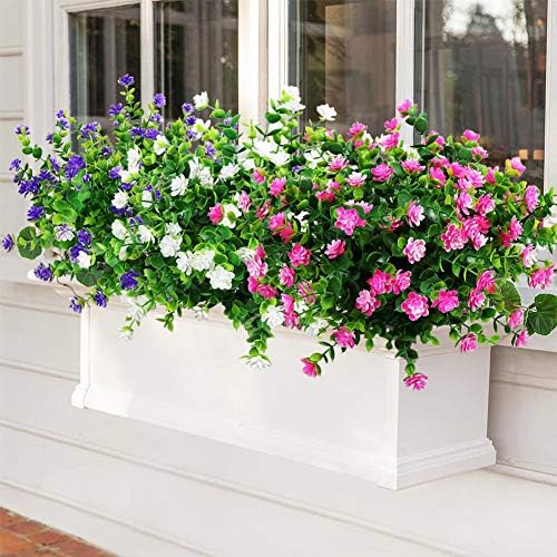 YOSICHY Artificial Flowers 6 Bundles Pink