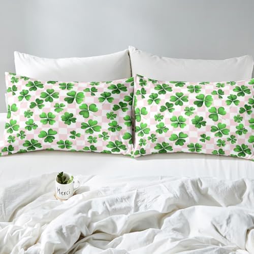 Castle Fairy St Patricks Day Twin Fitted Sheet Set