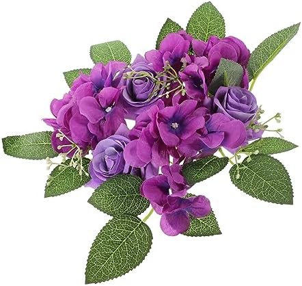 Garneck Floral Candle Wreath Ring for Pillars