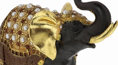 Deco 79 Polystone Elephant Decor Home Statue