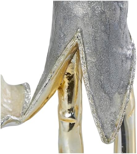 Deco 79 Gold Resin Musician Statues Set of 2
