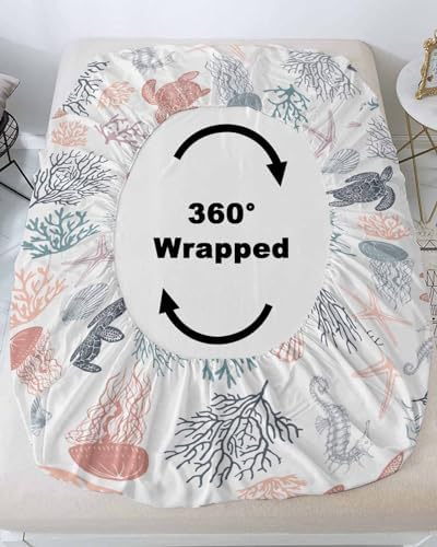 King Fitted Sheet Deep Pocket Bed Set with Elastic