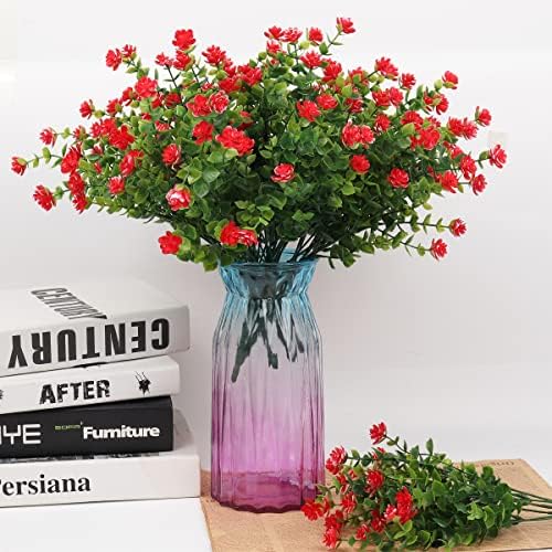 RECUTMS 12 Bundles Artificial Faux Lotus Flowers