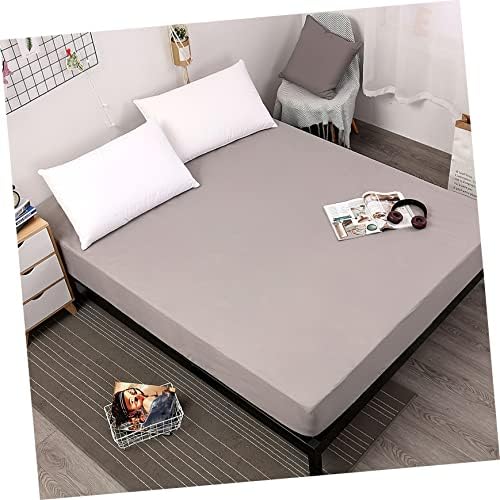 SWOOMEY Reusable Fitted Sheet Twin Mattress Protector with Waterproof and Breathable Design