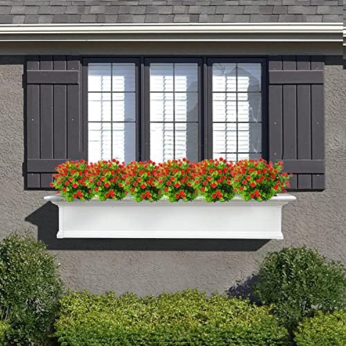 HDZWBNFY Artificial Flowers 12 Bunches UV Resistant
