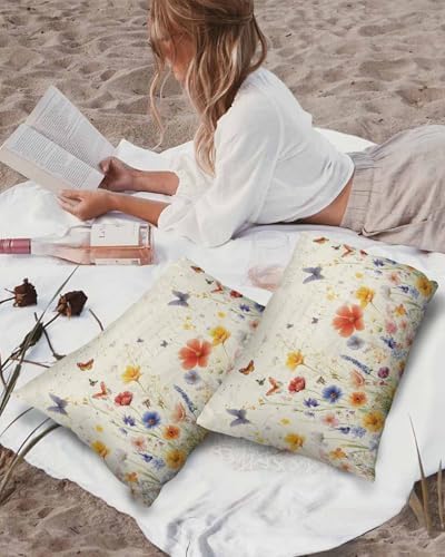 Waterproof Pillow Protector 2 Pack with Zipper 1