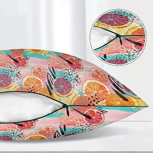 Aglebo Orange Satin Body Pillowcase Cover