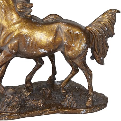 Deco 79 Bronze Polystone Horse Statue