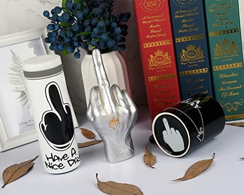 Distinctive Style Middle Finger Desk Statue - Funny Decor Gift