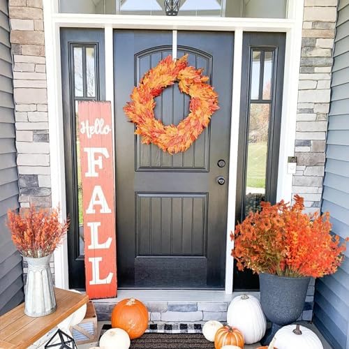 iHeartYard 12 Bundles Artificial Fall Flowers Decor