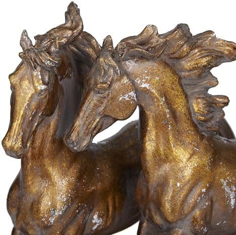 Deco 79 Bronze Polystone Horse Statue