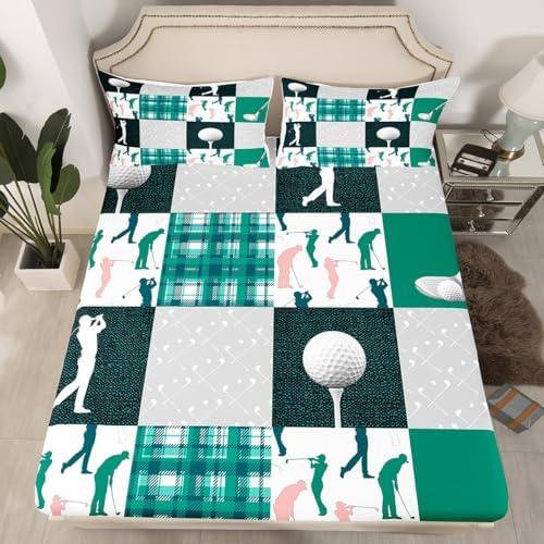 Castle Fairy Golf Themed Microfiber Sheet Set
