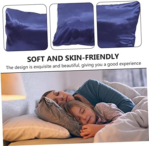 GLEAVI 2Pcs Silk Pillowcase Set for Bed