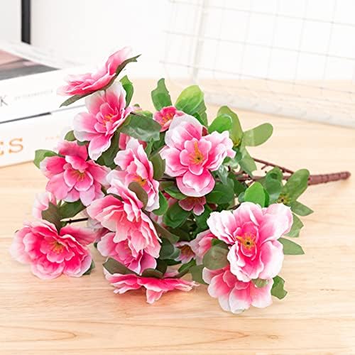 SONGBIRDTH Artificial Rhododendron Pink